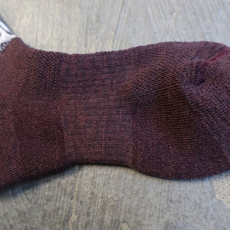 ＜junyesSOX＞ #17  MERINO WOOL SOCKS 　パープル　22～24cm