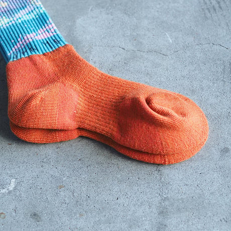 ＜junyesSOX＞ #47  MERINO WOOL SOCKS 　オレンジ