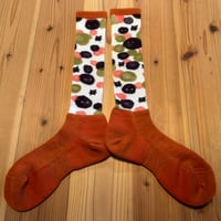 ＜junyesSOX＞ #67  MERINO WOOL SOCKS　オレンジ
