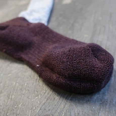 ＜junyesSOX＞ #17  MERINO WOOL SOCKS 　パープル　22～24cm