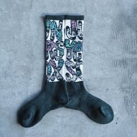 ＜junyesSOX＞ #41  MERINO WOOL SOCKS 　グリーン