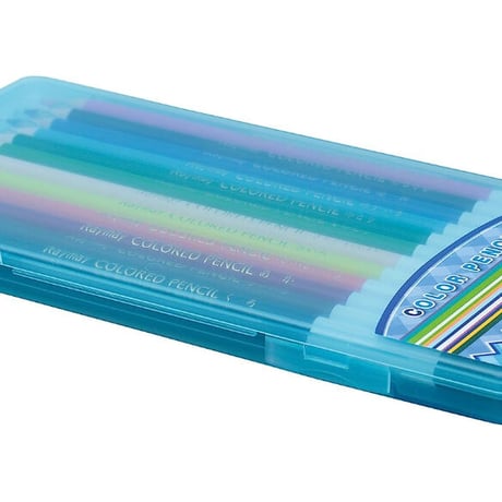 色鉛筆12色　プラスチックケース　レイメイ藤井