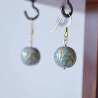 CB-001 トルコ金彩ピアス