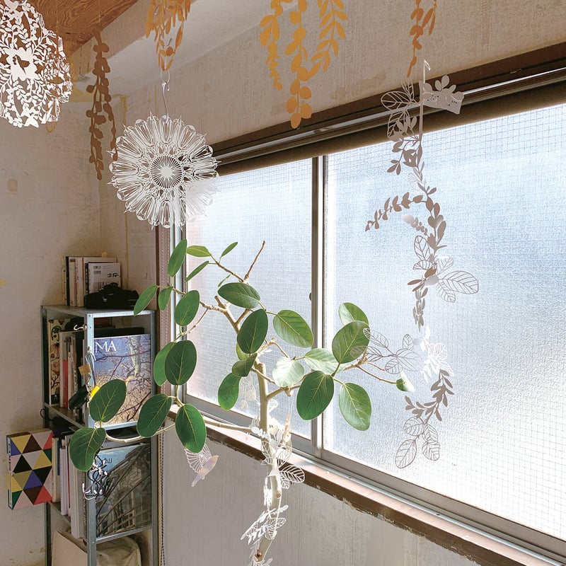 Vine1B ペーパーモビール | nekonekodesign PAPER ARTS shop