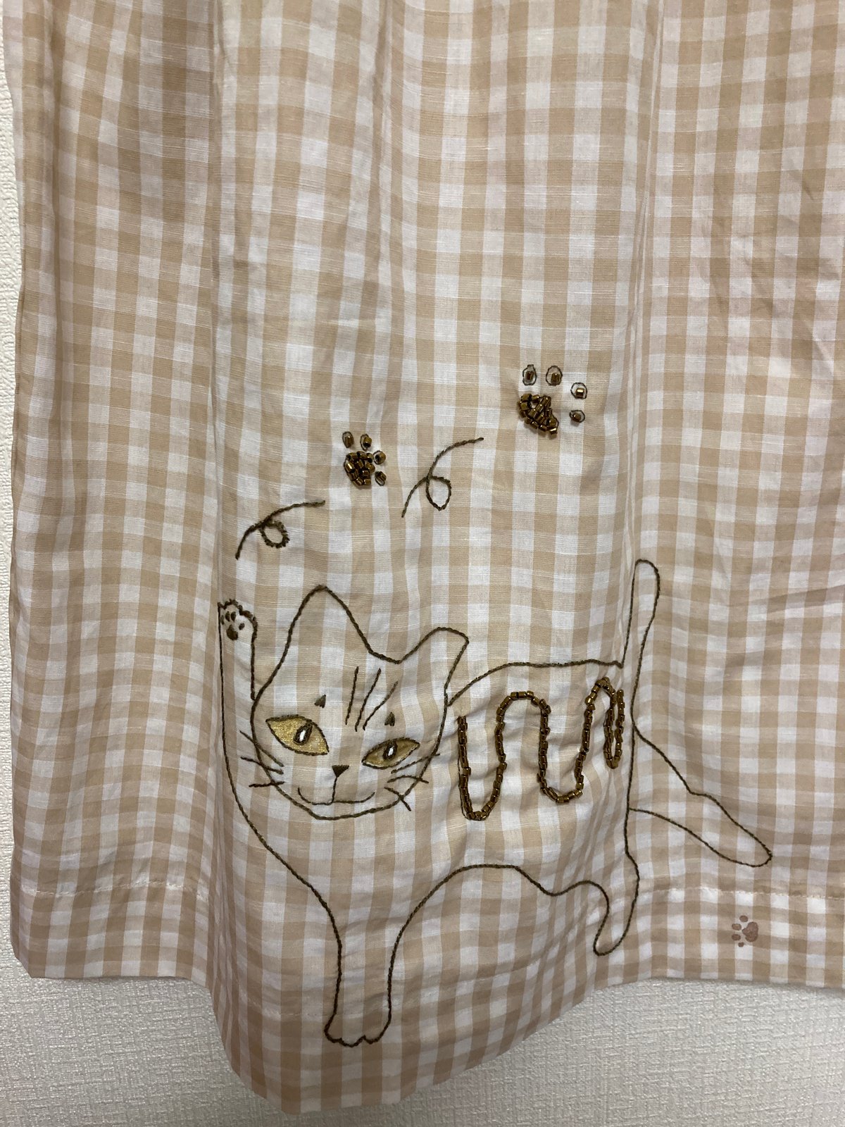 猫刺繍スカート | にゃっぽん雑貨店
