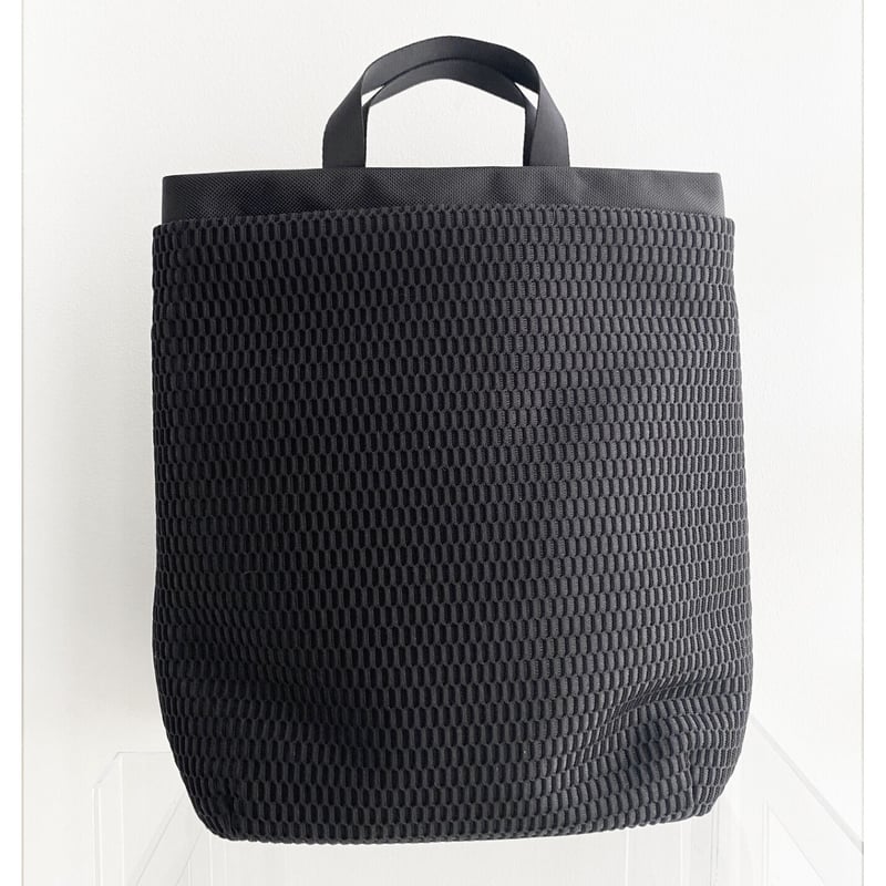 Ruck Bag L DEEP Mesh Black Clear, WAVE Dark Gr