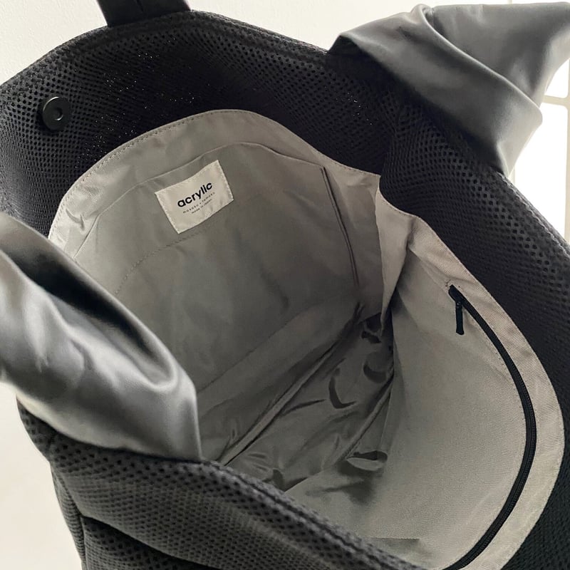 Pocket Bag 2way L DOT Emboss 2 Black, Swimming
