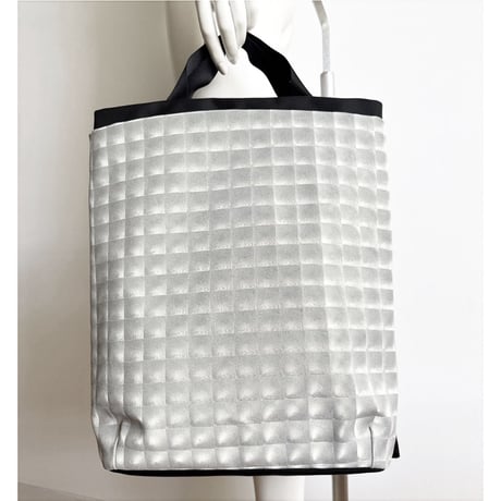 acrylic (アクリリック) ハンドバッグ BRACELET RENZ Black satin mesh acrylic（アクリリック） バッグ S bag 2WAY ナイロン PVC トート 1182