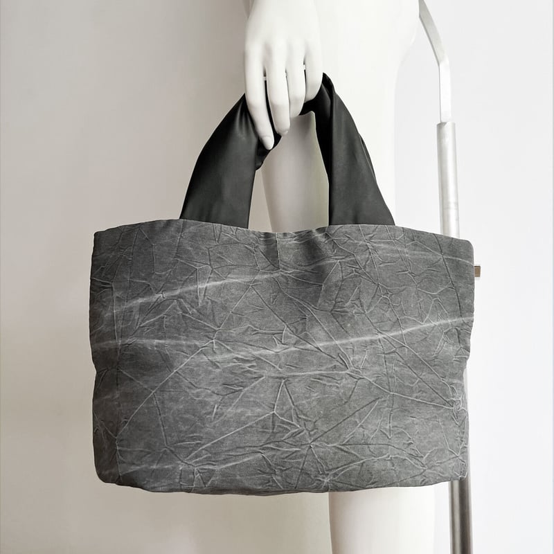 Hand Bag 2way NEON Grey #1178NE | acrylic
