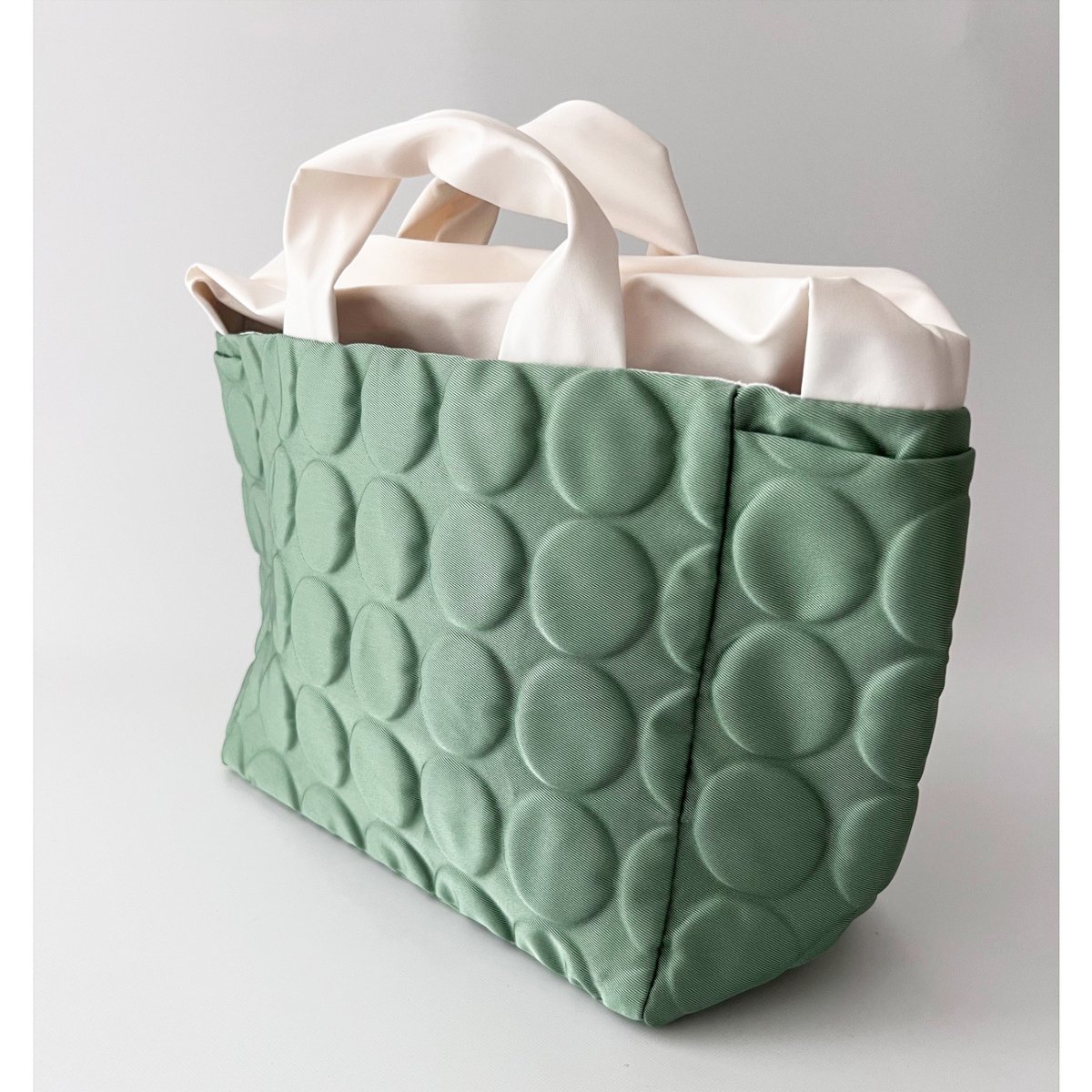 s bag 2way DOT Emboss 2 Silver/W, Sky, Green/W s bag 2way DOT Emboss 2 Silver/W, Sky, Green/W