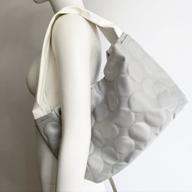 s bag 2way DOT Emboss 2 Silver/W, Sky, Green/W