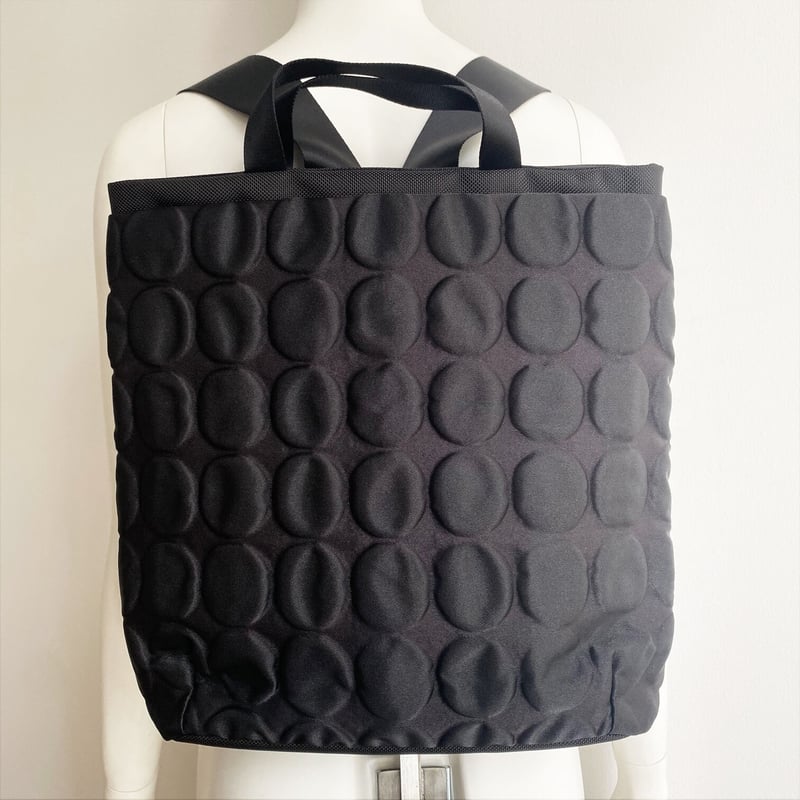 アクリリック　ドットエンボスバッグ Ruck Bag M2 DOT Emboss 2 Black, Swimming mesh,