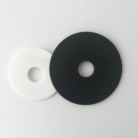 Brooch Square L,M / Circle L,M  Black, Grey, White #2176SQL,M BK,GY,WH / CIL,M BK,GY,WH