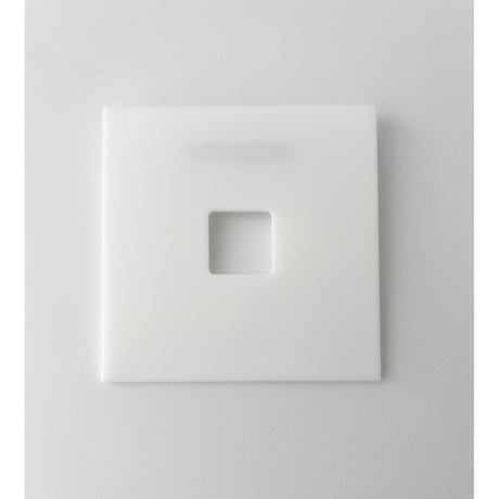 Brooch Square L,M / Circle L,M  Black, Grey, White #2176SQL,M BK,GY,WH / CIL,M BK,GY,WH