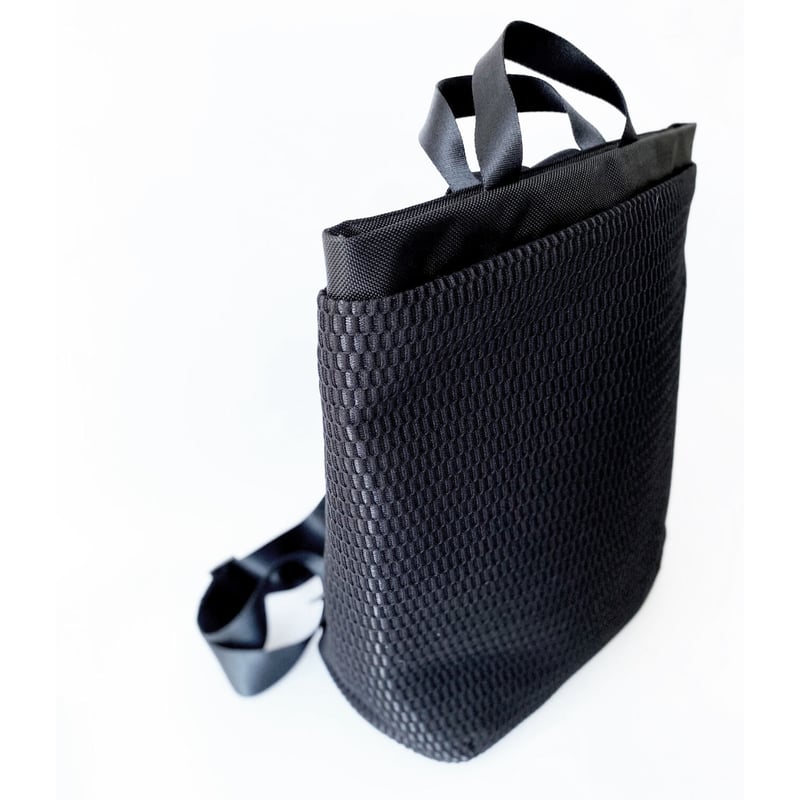 Ruck Bag L DEEP Mesh Black Clear, WAVE Dark Gr