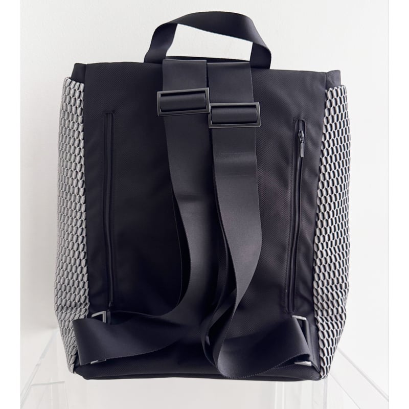 Ruck Bag L DEEP LINE Black, Black Mesh #1403L