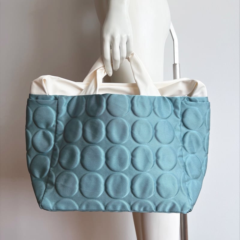 s bag 2way DOT Emboss 2 Silver/W, Sky, Green/W