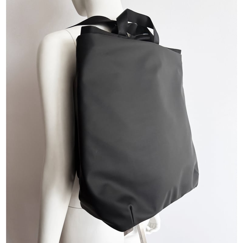 RUCK BAG L DEEP Swimming mesh, Mat Black #140