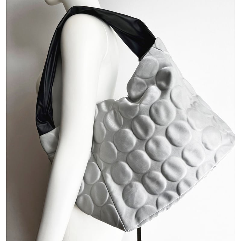 m bag 2way+ DOT Emboss 2 Silver-B1, B2 #1312DE m bag 2way+ DOT Emboss 2 Silver-B1, B2 #1312DE