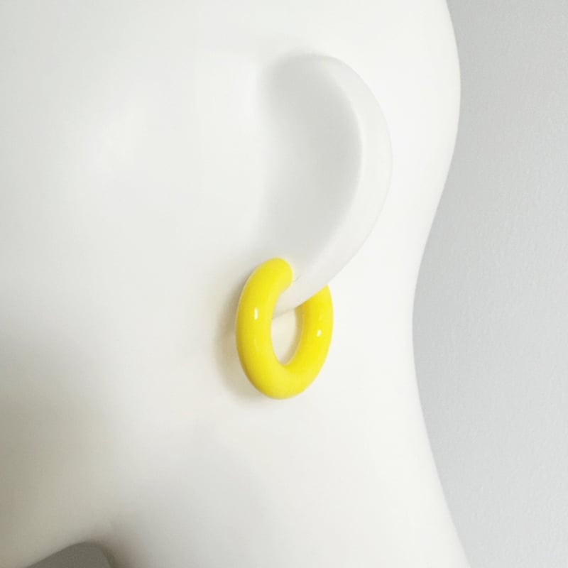 miniature Gum earring Greige, Grey, Apple gree