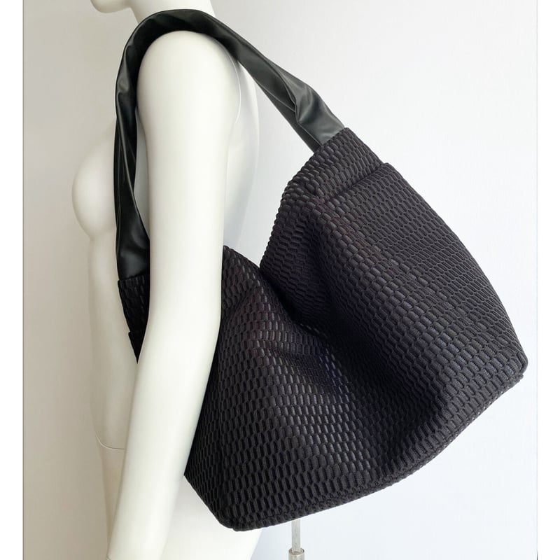 m bag 2way+ DOT Black, Eco Silver, Swimming mes