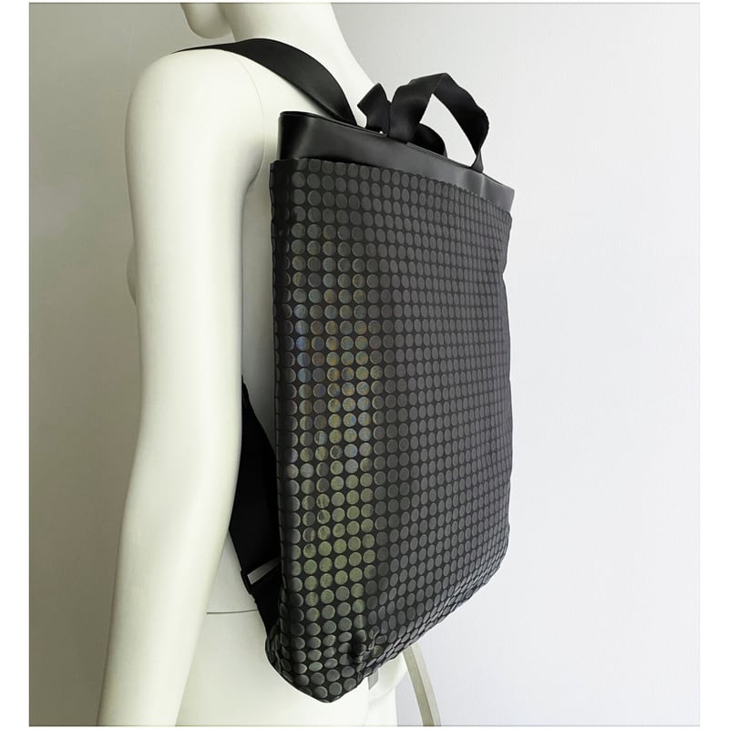 美品✨️acrylic RUCK BAG L DOT Black リュック A4 RUCK BAG L DOT Black #1161DT | acrylic