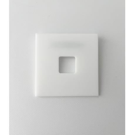 Brooch Square L,M / Circle L,M  Black, Grey, White #2176SQL,M BK,GY,WH / CIL,M BK,GY,WH