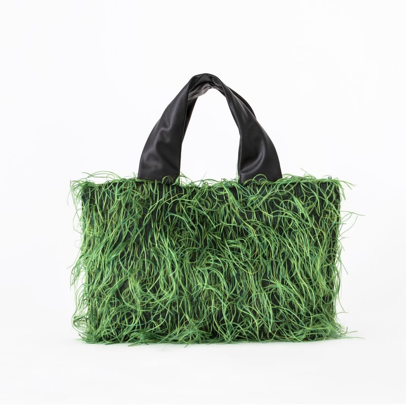 ハンドバッグ mizuho Hand Bag 2way GOPH Green, Grey, Grey Silver #1