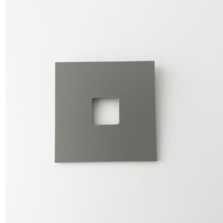 Brooch Square L,M / Circle L,M  Black, Grey, White #2176SQL,M BK,GY,WH / CIL,M BK,GY,WH