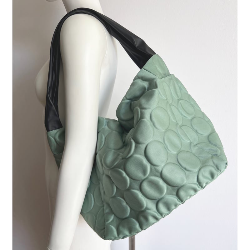 m bag 2way+ DOT Emboss 2 Black,Platinum,Moss,Si
