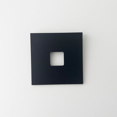 Brooch Square L,M / Circle L,M  Black, Grey, White #2176SQL,M BK,GY,WH / CIL,M BK,GY,WH