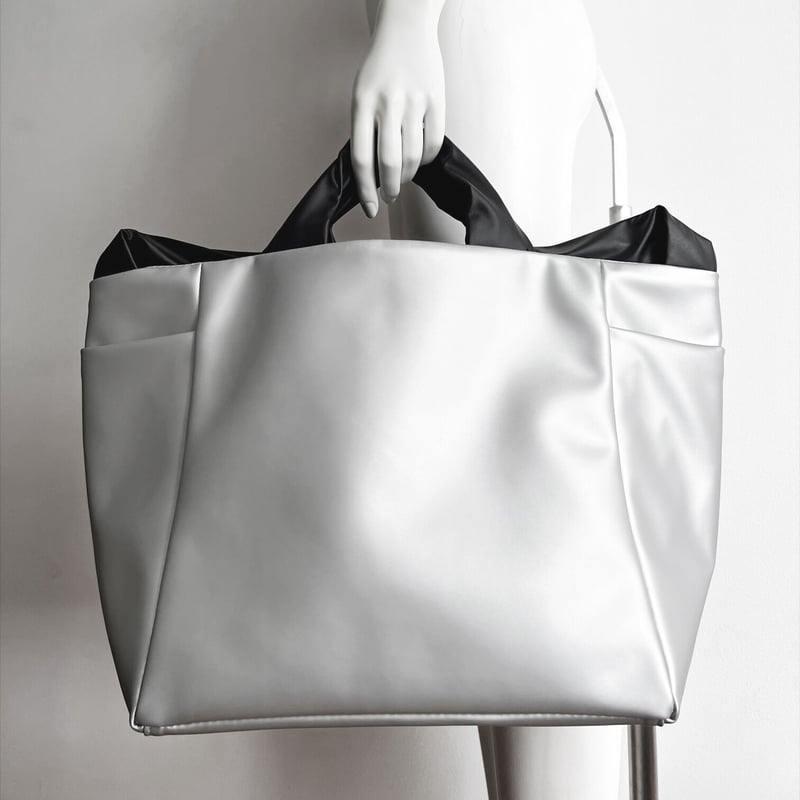 m bag 2way+ DOT Black, Eco Silver, Swimming mes