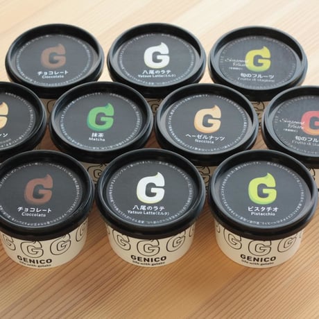 Handcrafted Gelato 手作りジェラート　特選１２個セット
