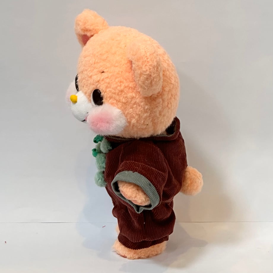 チャイナ服のぺろくまぬいぐるみ（薄オレンジ） | OPA STORE