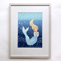 千秋まみこ 03「人魚姫」（額付）