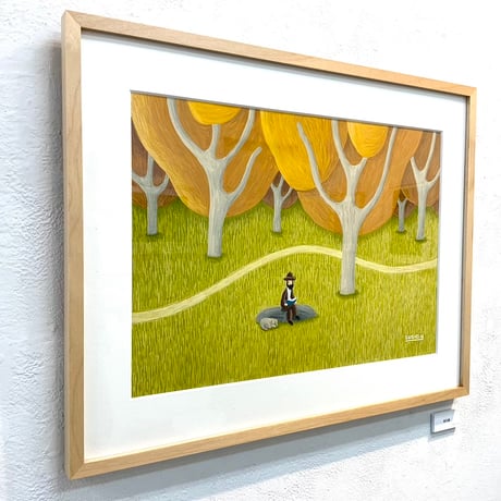 山﨑杉夫11「秋の森」