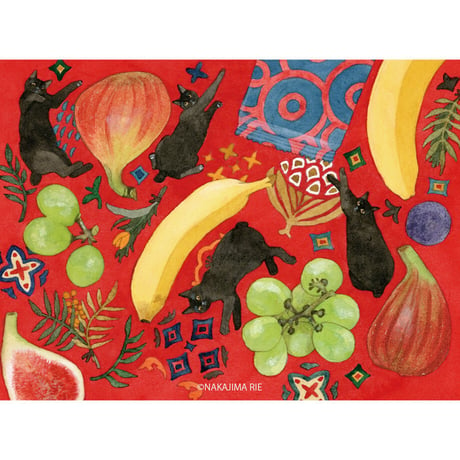 中島梨絵　04「果物と猫」