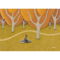 山﨑杉夫11「秋の森」