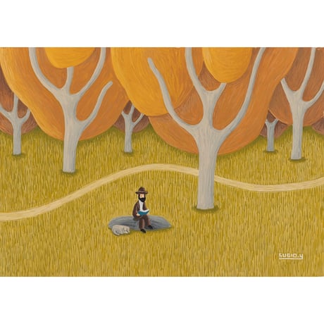 山﨑杉夫11「秋の森」