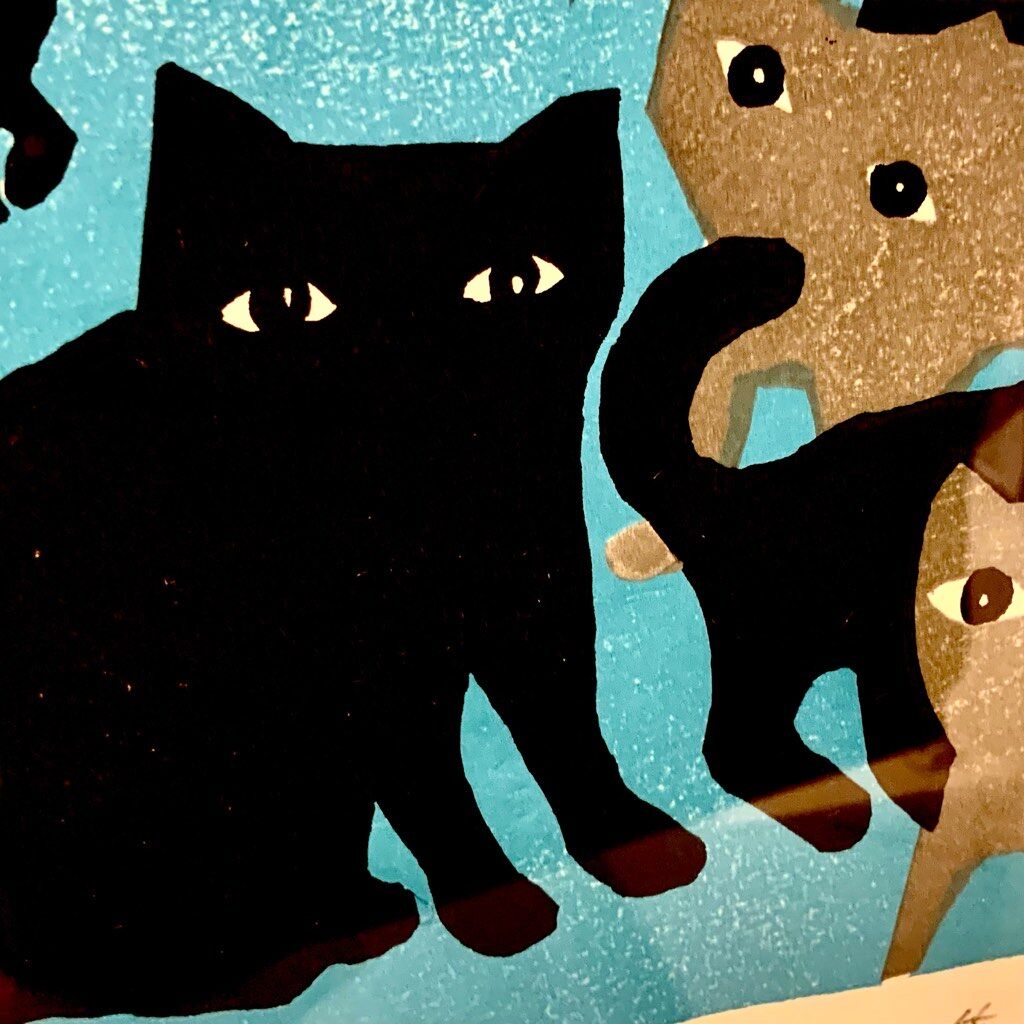 山口マオ 原画 額入り 希少 水彩画 シルクスクリーン サイン入り 山口