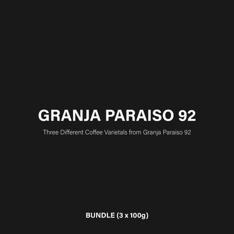 Granja Paraiso 92 (2022) / 3 x 100g