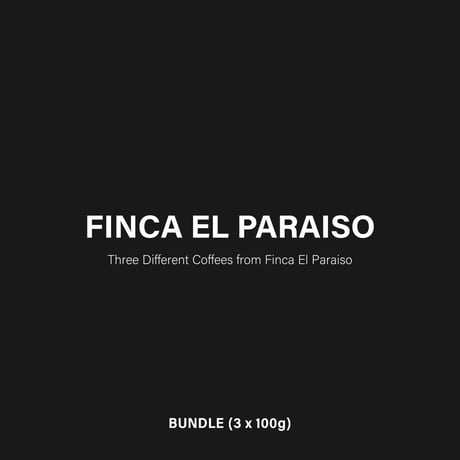 Finca El Paraiso (2022) / 3 x 100g