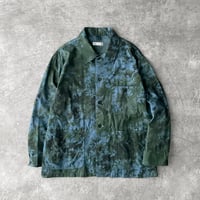 Garment Dye Camo Print Cotton Cloth / Cover All Jacket