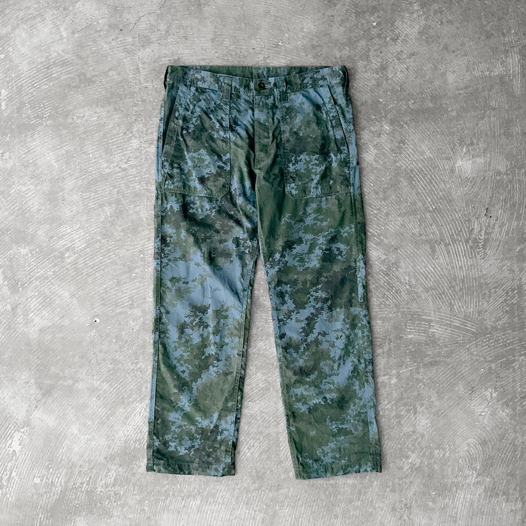 ts(s) Garment Dye Camo Print Cotton Cloth / Fatigue Pants