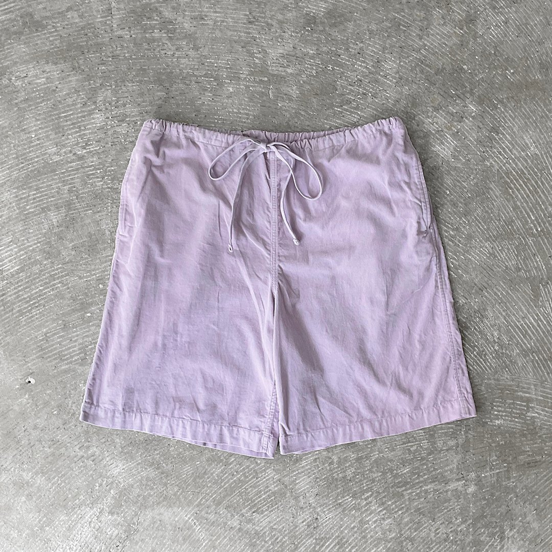 ts(s) Garment Dye Cotton Summer Corduroy Cloth / Drawstring Wide Shorts