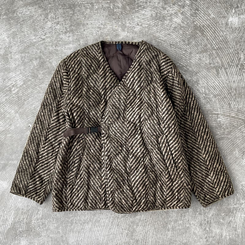 ジャケット・アウター herringbone wool-blend classic coat ic_fluent_arrow_enter_24_filled
