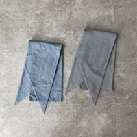 Brushed Recycle Cotton Cloth / Bias Cut Scarf