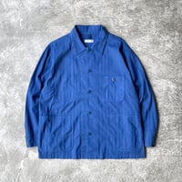 Garment Dye Cotton*Rayon Herringbone Stretch Cloth / Cover All Jacket