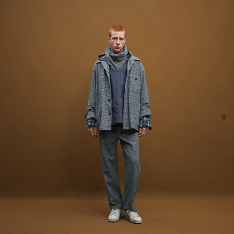 Garment Dye Woolly Finish Herringbone Cloth / Artisan Vest