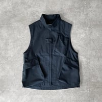 Cotton*Polyester Hollow Yarn Light Gabardine Cloth / Messenger Vest